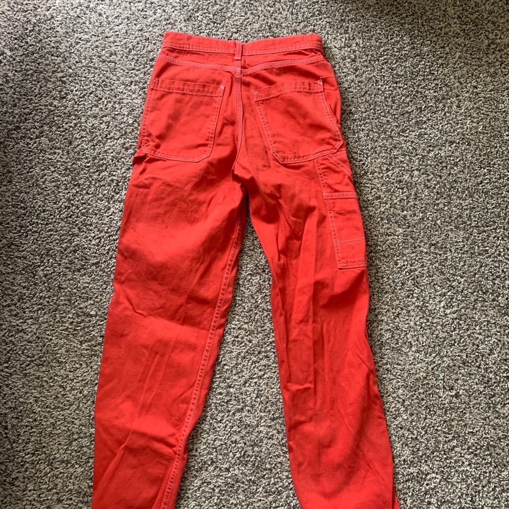 BDG Red Cargo Pants
